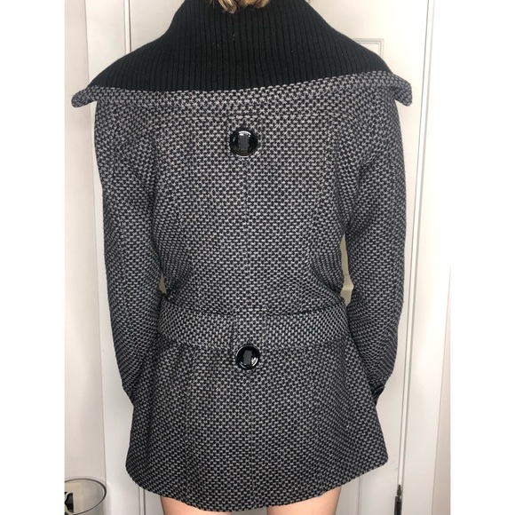 Wool Poly blend Peacoat - Picture 3 of 14